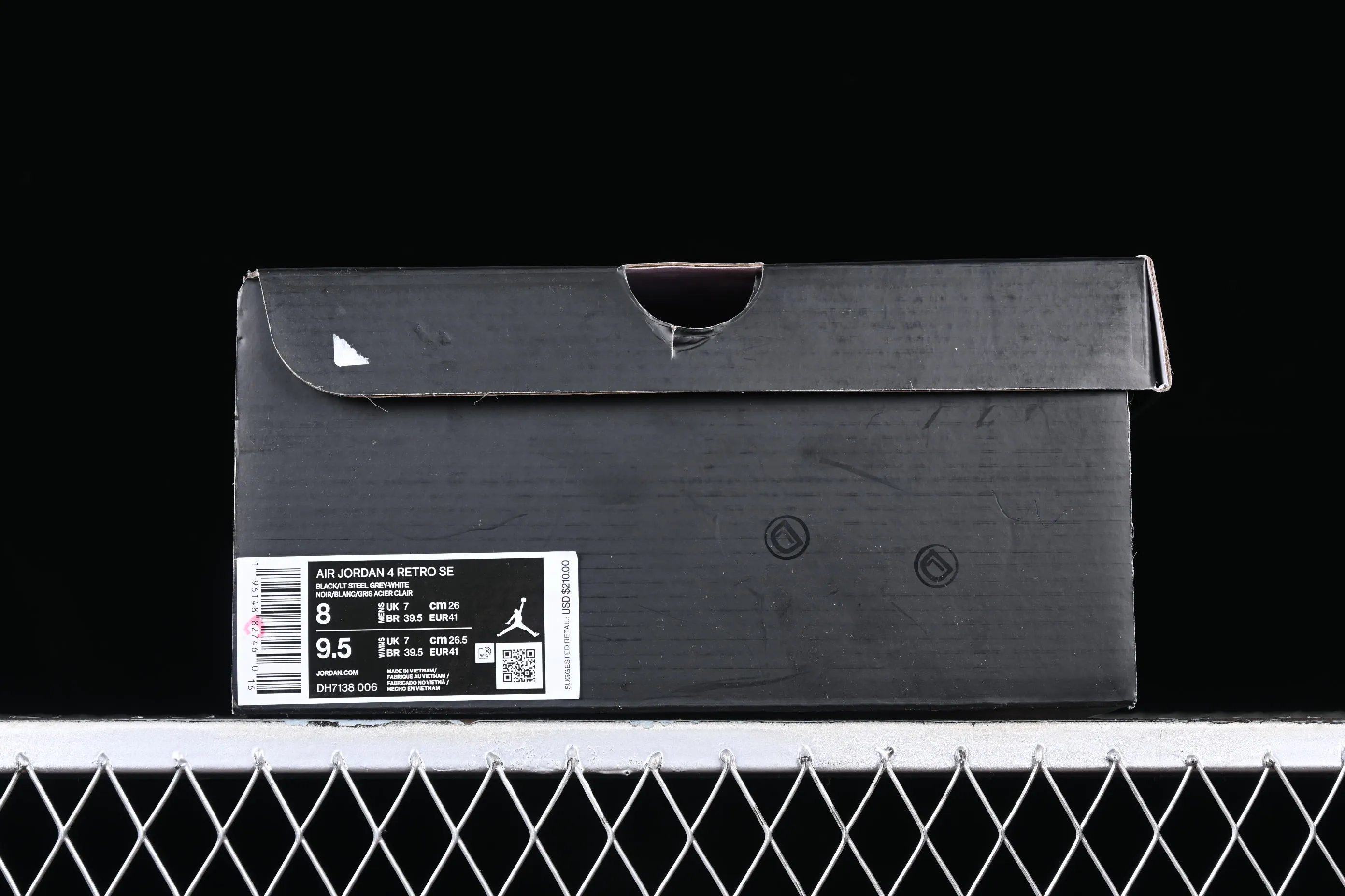 All Categories Air Jordan Jordan Series Basketball Shoes Air Jordan 4 Special Price #ZG Version Air Jordan 4 Retro "Olive Canvas" AJ4 Joe 4 Black Gray Denim DH7138-006